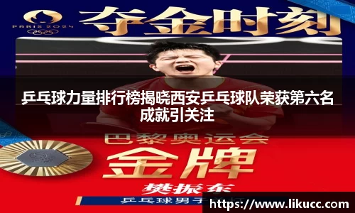 乒乓球力量排行榜揭晓西安乒乓球队荣获第六名成就引关注